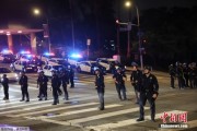 晋江约200名海军陆战队士兵进驻洛杉矶 开始执行警戒守卫任务