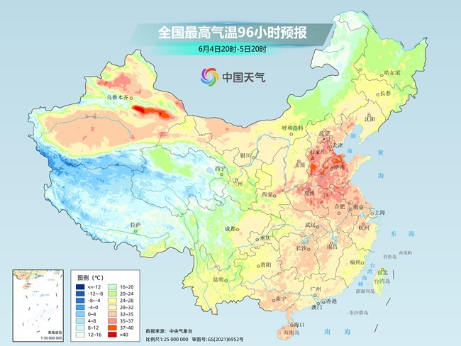 气温(💏)弹射(📪)起飞！河北、河南、山东部分地区最高气温将超过38℃